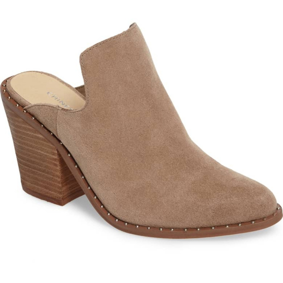 chinese laundry suede mules